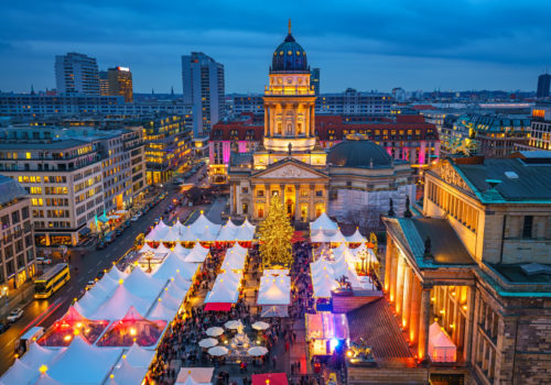 Weihnachtsmarkt am Gendarmenmarkt in Berlin