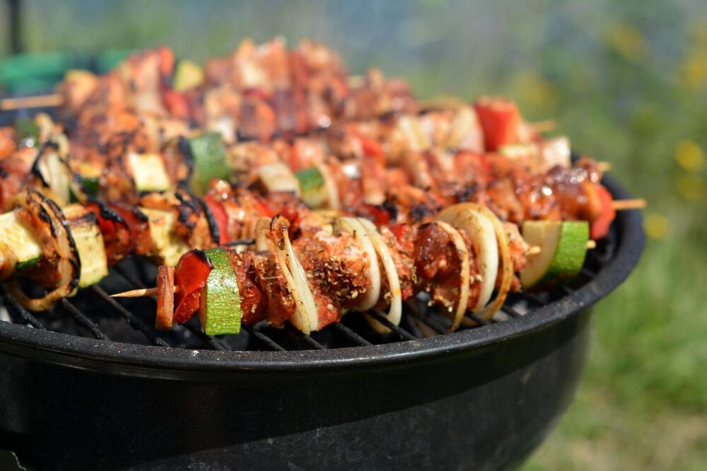 Grillen beim Sommerfest