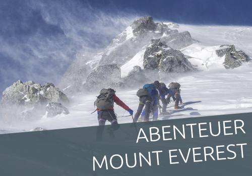 Online Teamevent Abenteuer Mount Everest