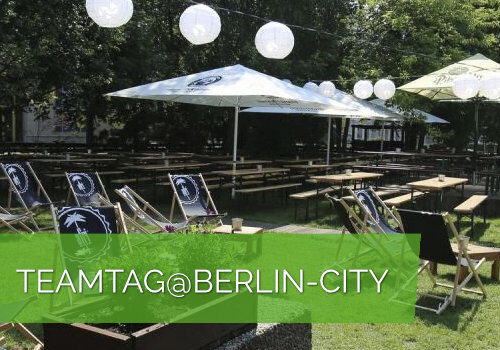 Outdoor Teamevent beim exklusiven Teamtag in Berlin-City