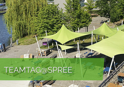 Outdoor Teamevent beim exklusiven Teamtag an der Spree