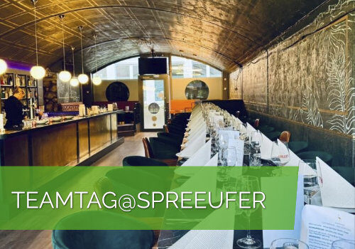 Outdoor Teamevent beim exklusiven Teamtag in Berlin Mitte am Spreeufer